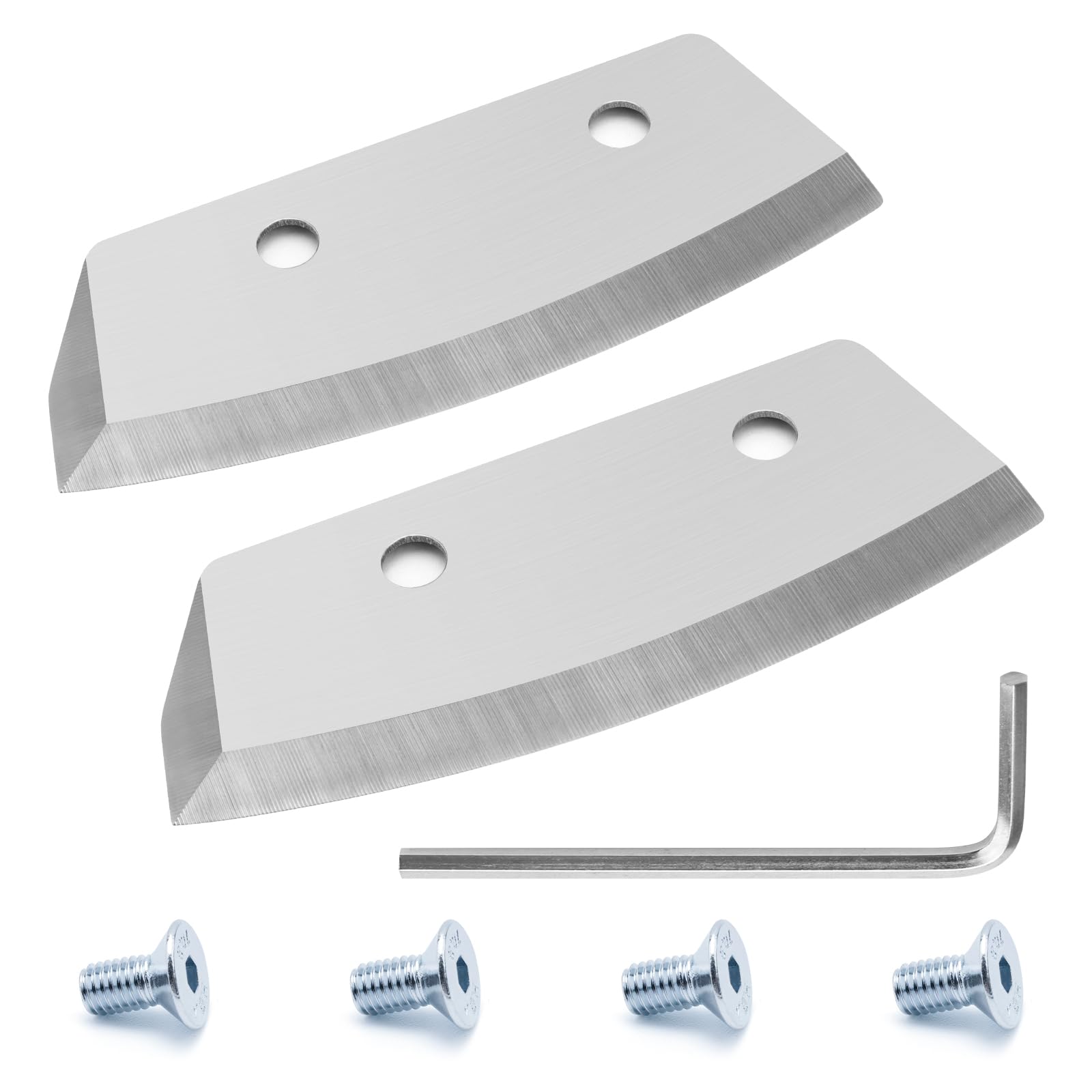 41286 Ice Fishing Auger Blades Compatible with 8" ION Alpha & ION Alpha Plus Ice Fishing Turbo Auger, 8 Inch Ice Auger Blades for Smooth Ice Auger Cutting - High Speed Steel