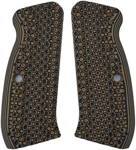 LOK Grips Bogies CZ 75 Full Size G10 Grips (Brown/Black)