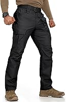 IDOGEAR Flex Tactical Pants Men - Ripstop Water-Resistant Lightweight Cargo Hiking Work Pants Urban Outdoor