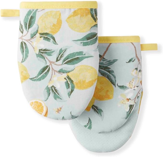 Martha Stewart Lemon Oven Mitt 2-Pack Set