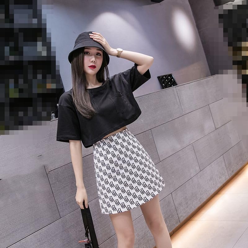 Women's Windproof Wool High Waisted Pleated Skirt Slim Fit4