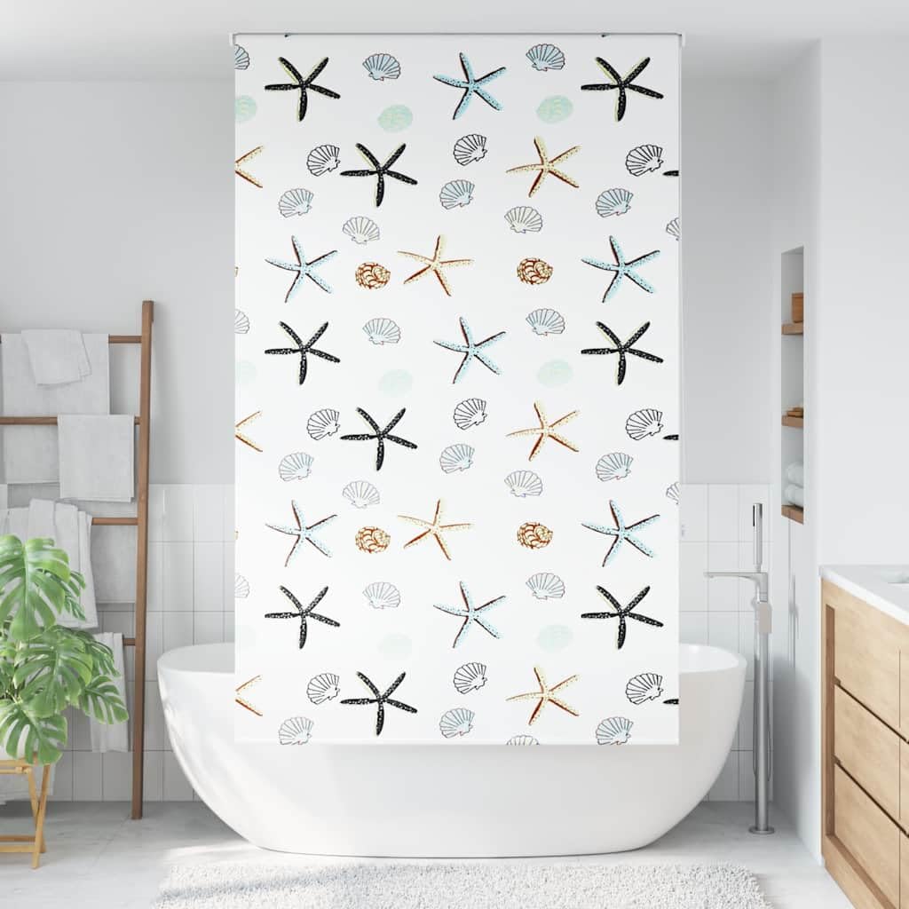 Rideau de douche en PEVA 140 x 240 cm peu encombrant montage plafond mur