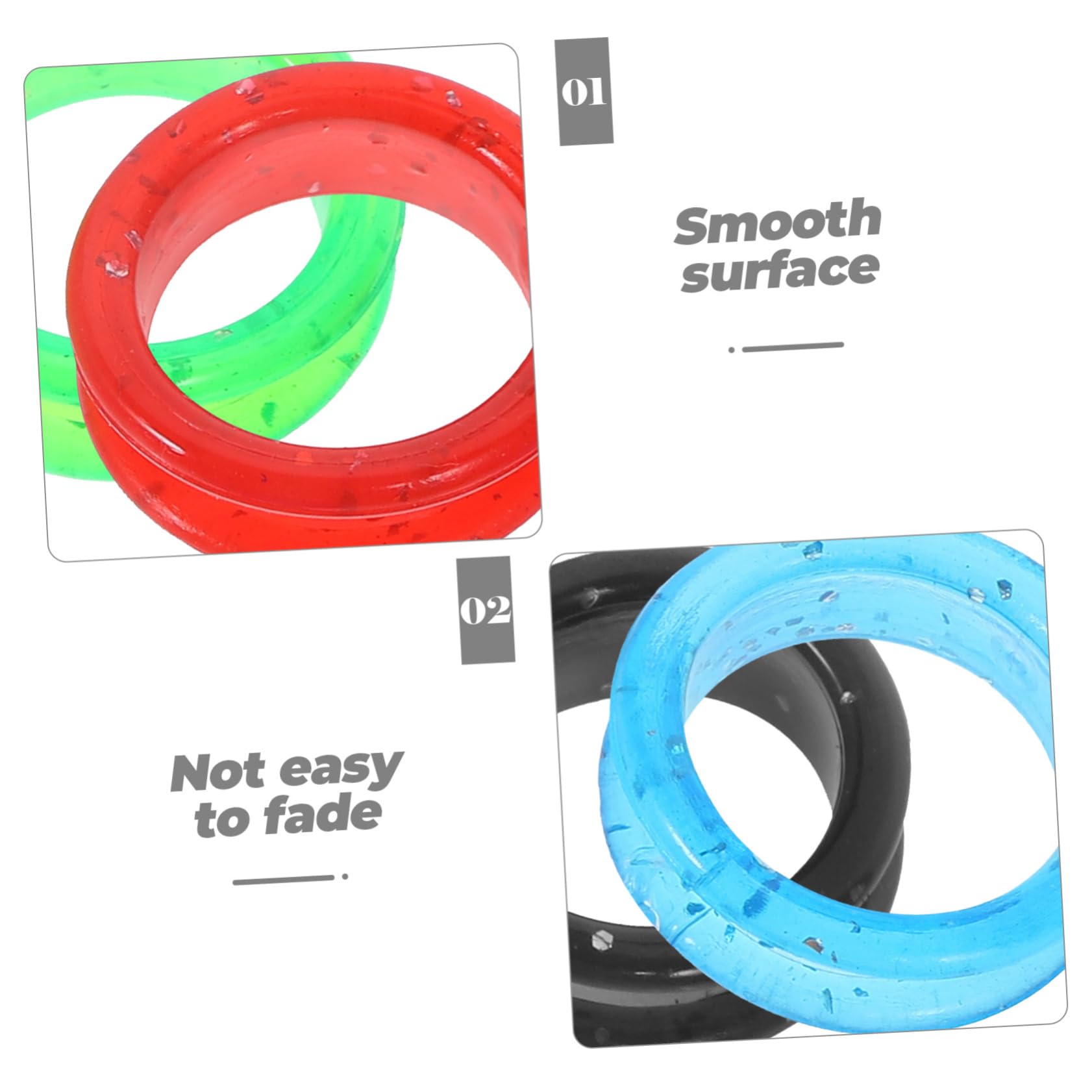 BESPORTBLE 100pezzi Silicone Colorati Per Forbici Da Toelettatura Per Comfort e Delle Per Parrucchieri e Amanti Degli Animali Domestici