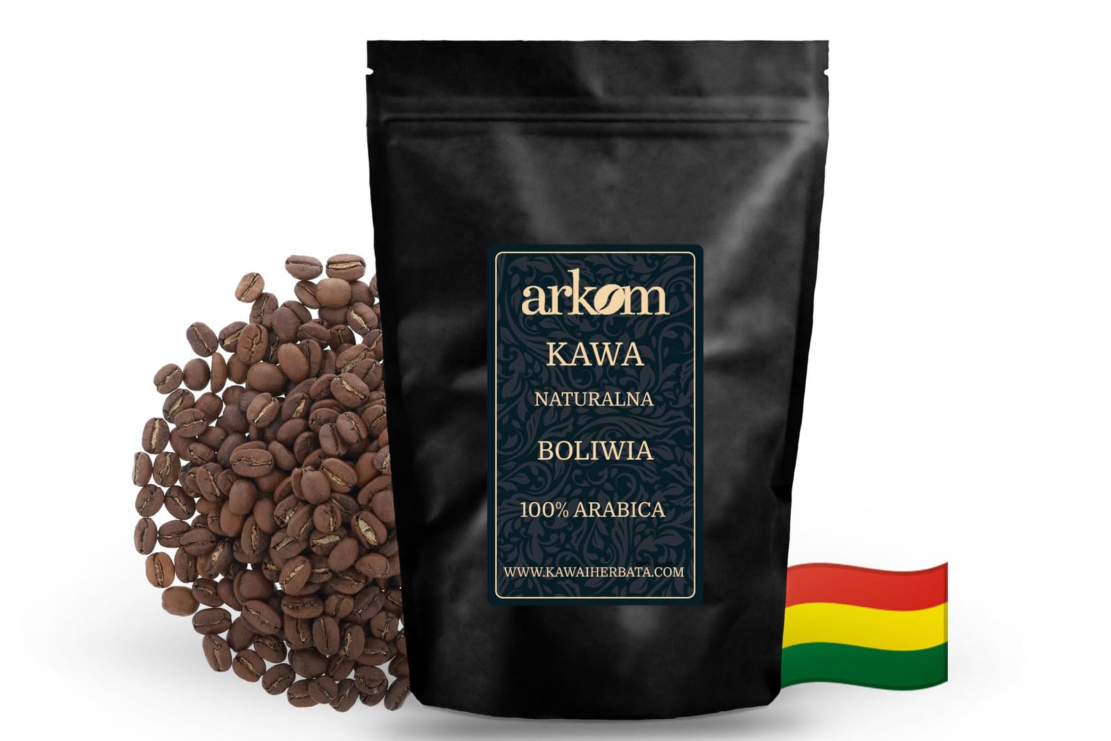 Arkom Boliwia Kawa ziarnista Arabica, 1kg