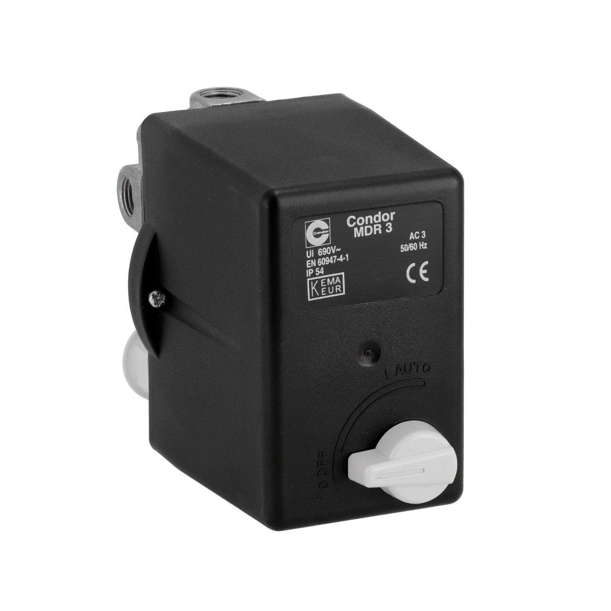 AIRPRESS - CONDOR Interruptor de presión con relé térmico 400V 11 bar 1/2" 10 A