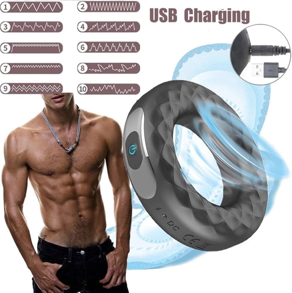 ZRB Anillo De Pene 10 Velocidad Vibrador Hombre Retraso ...