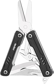 NexTool Mini Sailor Scissor マルチツール 10 in 1 多機能 | ペンチ ナイフ ドライバー 缶切り ハサミ SIMカードピンの取り外し 折畳みペンチ ステンレス製 耐久性が良い 折畳式 ポケットサイズ 携帯用ミニ型 防災グッズ 野外 キャンプ 登山 釣り アウトドア