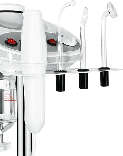 Miniatura 7 de Salonsunny 3 en 1 Profesional Vaporizador facial y lámpara LED de aumento y equipo de spa esteticista de alta frecuencia