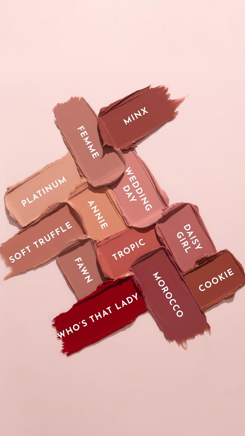 Lawless Women's Forget the Filler Lip-Plumping Line-Smoothing Satin Cream Lipstick, Morocco, 0.1 Ounce - Image 8