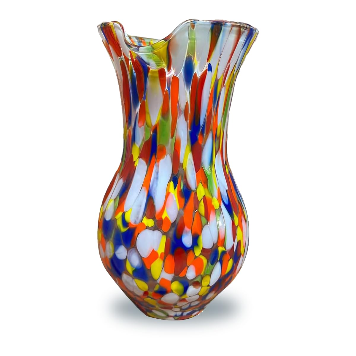 Pichet Gocce Di Murano 750ml - Verre Soufflé Artisanal Italie - Carafe élégante Pour Table