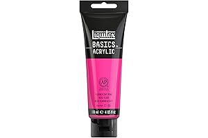 Liquitex BASICS Acrylic Paint - Intense Fluorescent Pink