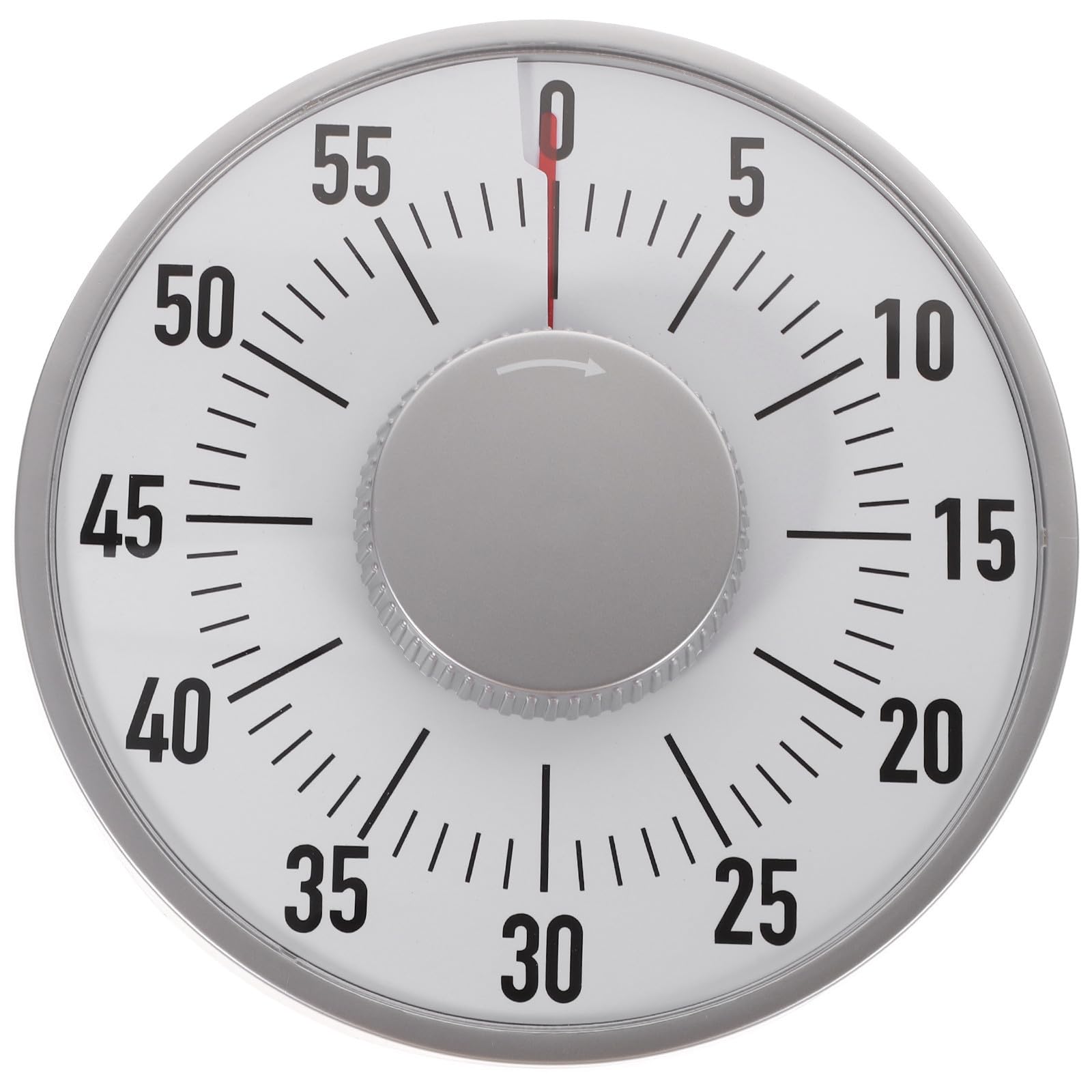 Alasum Mechanischer aus ABS mit Countdown und Erinnerungsfunktion Zeitmanagement Timer Weiß zum Kochen und Lernen in Küche und Schule
