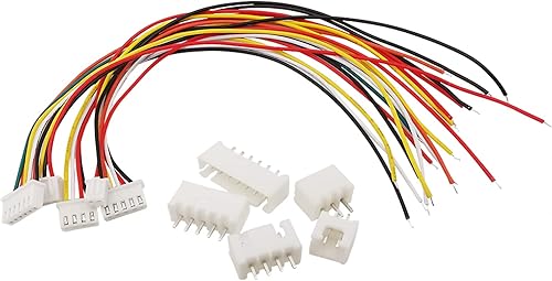 Miniatura 5 de Teansic Kit de conector JST-PH de 0.079 in con cabezal de pin hembra de 0.079 in 234567 pin adaptador de conector de carcasa Kit de terminales de
