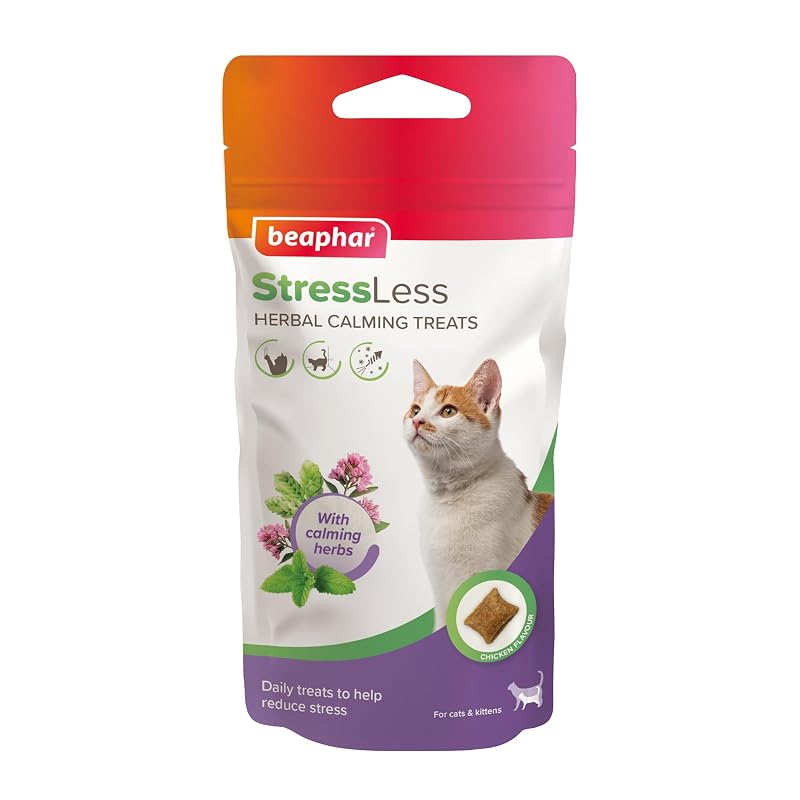 Petisco para gatos com Valeriana, Flores de Lúpulo e Melissa Beaphar 35 g