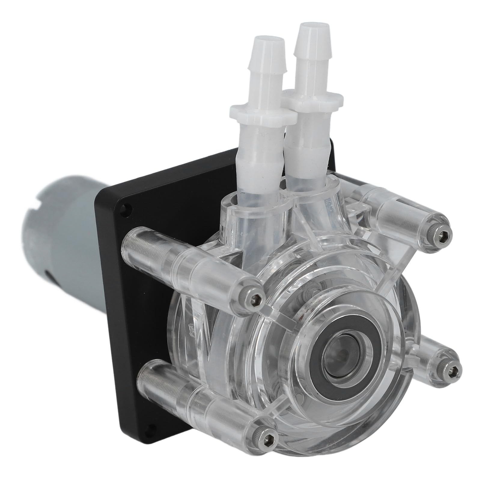 Self Priming Peristaltic Pump Motor, All Metal DC Reduction Motor 3000mL High Pump DC24V, Ideal for Syrup Pumps, Beverage Filling Machines, and Other, Small Devices, Provides