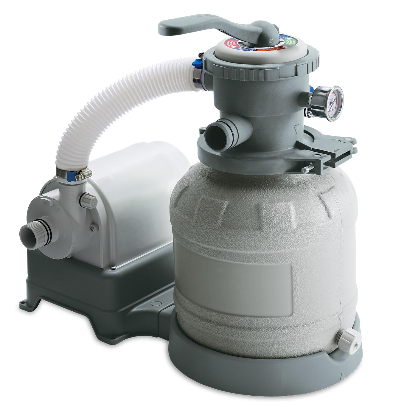 Provence Outillage Sandfilter 4,2 m3/h für Poolbesitzer im Sommer Efficient Filterung Großes Anlagenvolumen