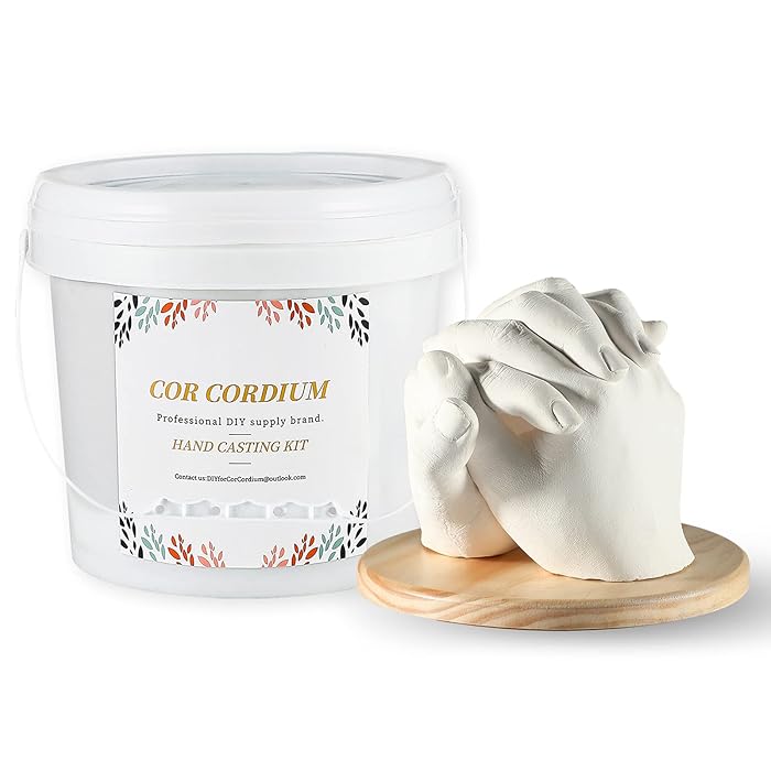 Buy Anniversary GIF Couples Keepsake Hand Molds Casting Kit (34oz Large