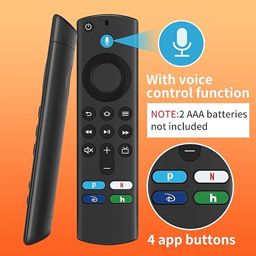Miniatura 4 de L5B83G - Control remoto de repuesto con función de voz (3 generación) apto para Smart TV Stick (2 generación, 3 generación, Lite, 4K), apto para