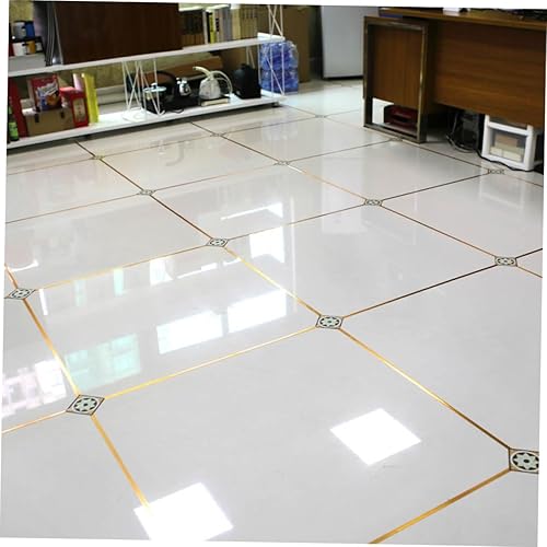 Miniatura 5 de TEHAUX Decoración para decoración de cocina para sala de estar, relleno de costuras de baldosas de cerámica, cinta adhesiva de lámina dorada, tiras