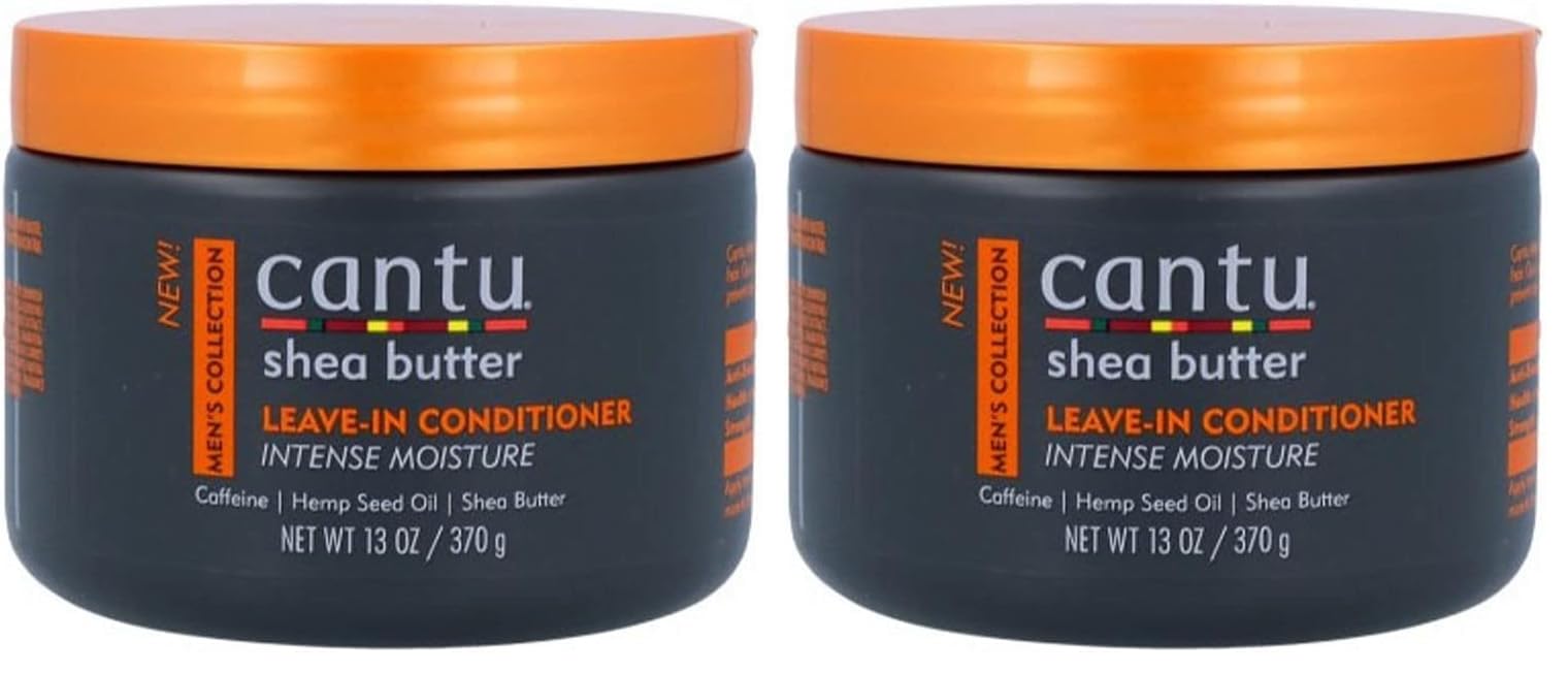 CantuShea Butter Men's Collection Leave in Conditioner, 13 oz. (Pack of 2)