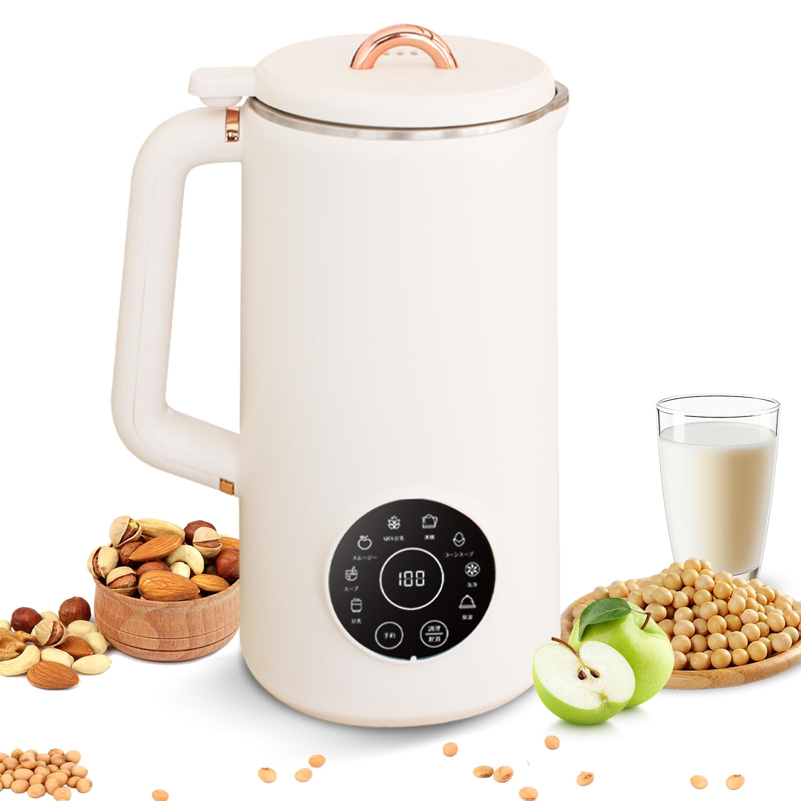 Amazon | 豆乳メーカー 最大容量1000ml 豆乳機 自動調理ポット スープ Amazon | 豆乳メーカー 最大容量1000ml 豆乳機 自動調理ポット スープ