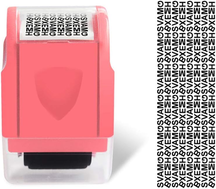 Chilits Wide Roller Stamp Identity Protection Roller Stamp Confidential Seal Data Confidential Security Protection Roller Stamp for Privacy Protection, Guard Your ID Privacy Confidential Data