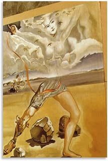 Salvador Dali Poster Mural Painting for Helena Rubinstein (panel 1) Art Poster Canvas Painting Decor Wall Print Photo Home Modern Decorative Posters Framed/Unframed 16x24inch(40x60cm)