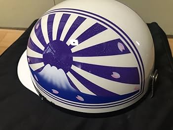 富士日章 コルク半 ヘルメット BEET ゼファー400 旭風防 旧車會 暴走族 赤白 富士日章 コルク半 ヘルメット 旧車會 暴走族 ゼファー400