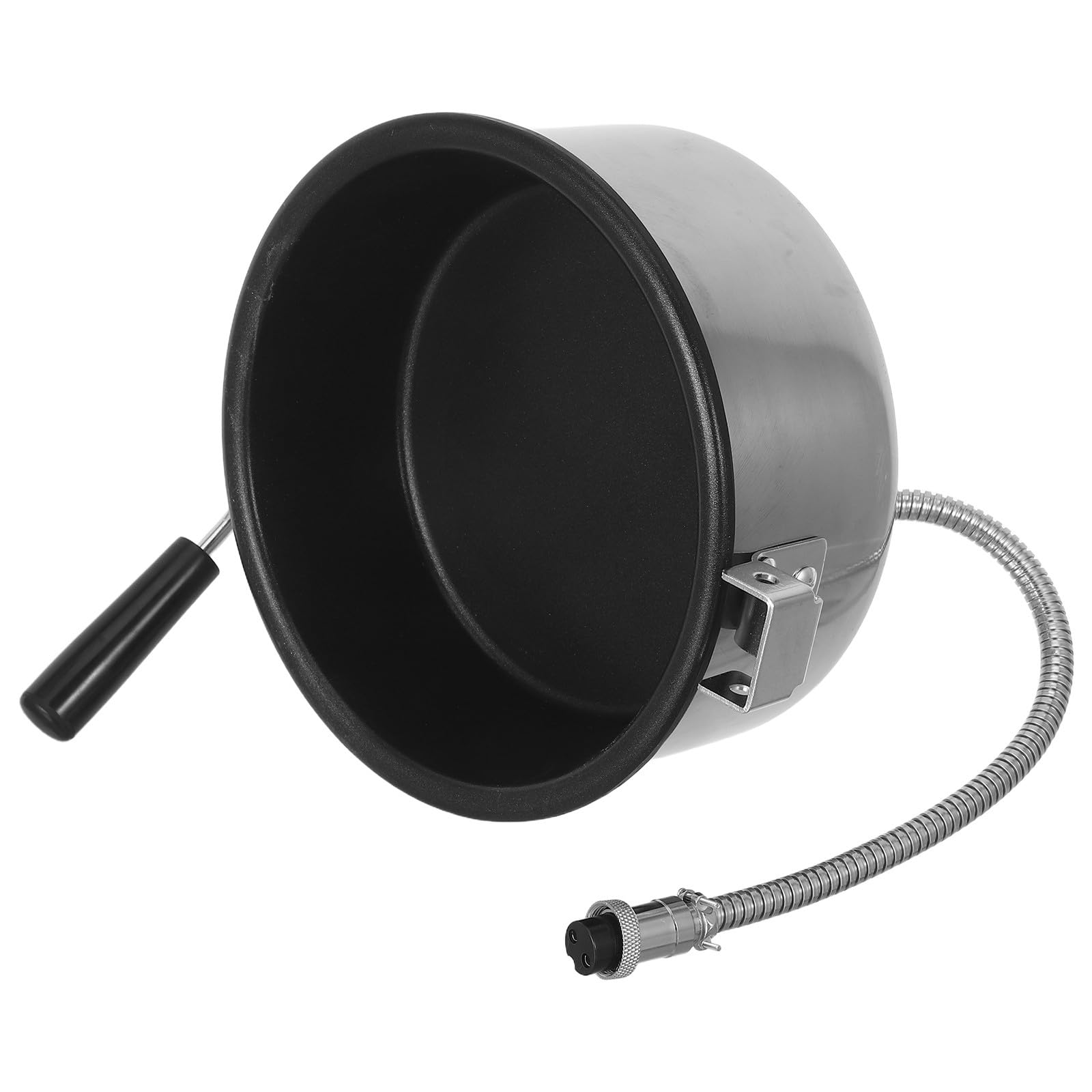 Olla de Repuesto para Palomitas de Maíz de 8 Oz, Metálica Antiadherente, Compatible Máquina Comercial, Calentamiento Rápido y Uniforme para Uso en Fiestas y Eventos