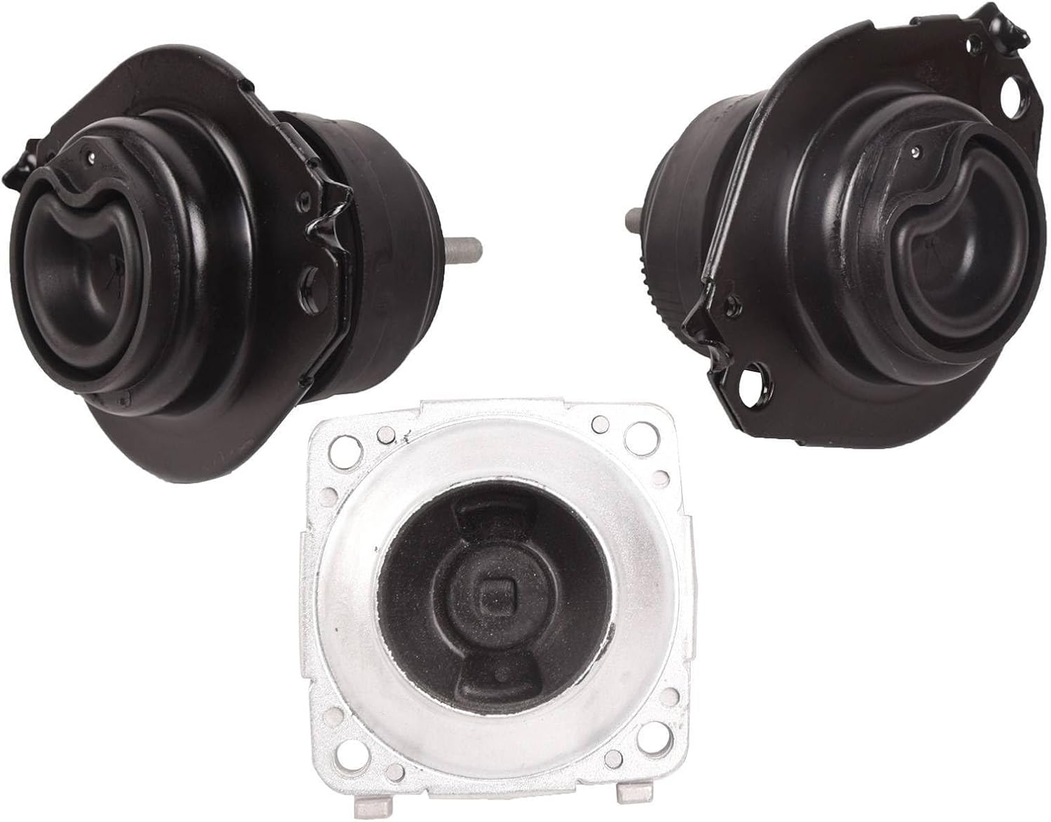 Car 3Pcs Engine Motor +Transmission Mount Set A5611, A5750, EM4168, EM4228,3280, 3280, 3298