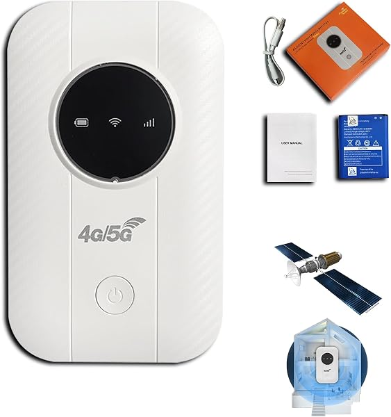 Ultra Link Pocket WiFi, Satellite Internet in Your Pocket, Router Unlimited Satellite Internet Portable đť–˛atellite đť–¨nternet WiFi for International Travel (1 Pcs) - 1