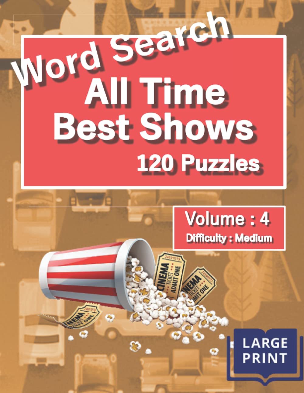 Buy Word Search All Time Best Shows Volume 4 Difficulty Level Medium