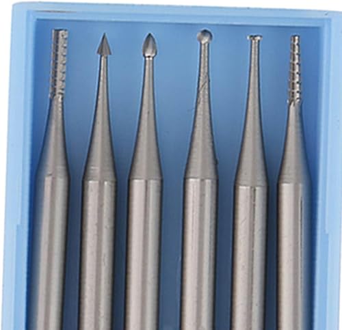 Miniatura 7 de Kit de herramientas de tallado de acero de tungsteno de 0.093in, para joyería de metal de madera (#01 0.039in (tamaño fino)