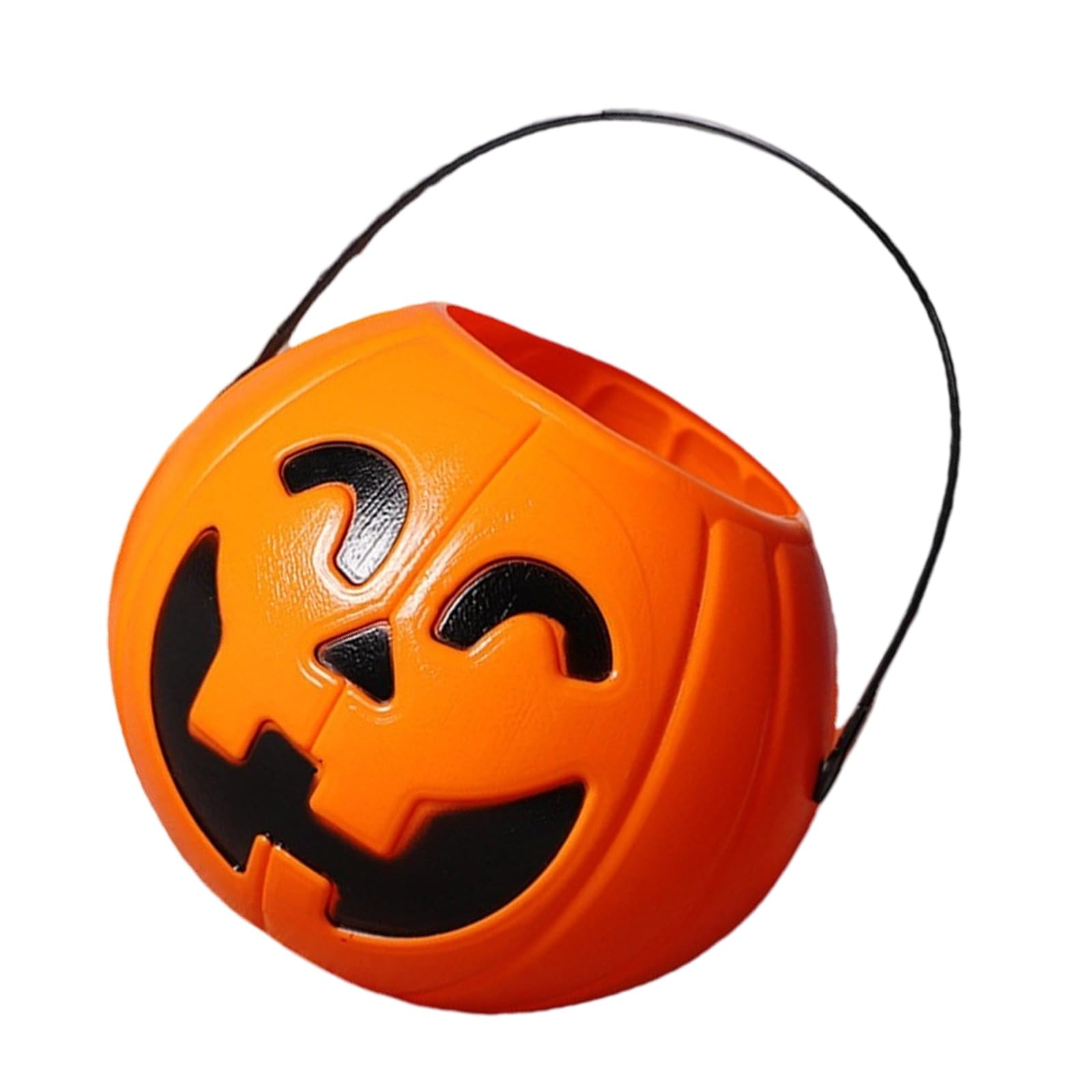 APGLSXY Pumpkin Lamp with Handle for Halloween Safe Storage Bucket with Handle Holiday Homes Decoration Pumpkin Decoration