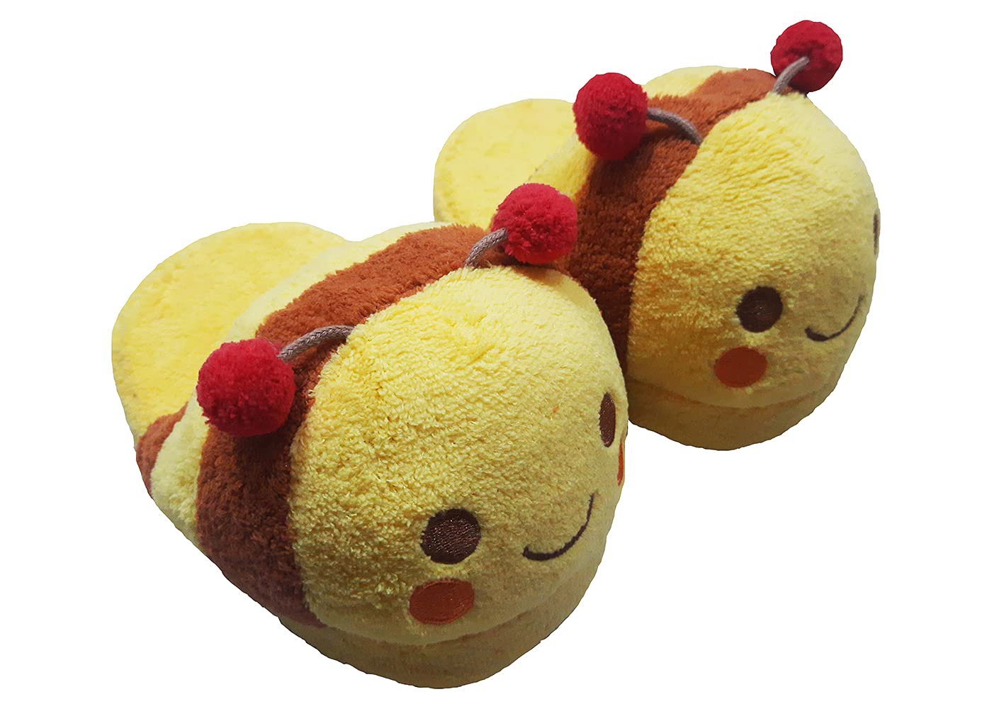 INFISPACE® Plush Fur Cartoon Slippers Soft Bottom Anti slip Stylish Comfortable Slip on Home wear for Kids (Yellow, Age 4 years) (B09D9CGGBT) Amazon Price History, Amazon Price Tracker
