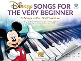 Disney Songs for the Very Beginner: 22 Songs in Pre-Staff Notation (Book/Online Audio)