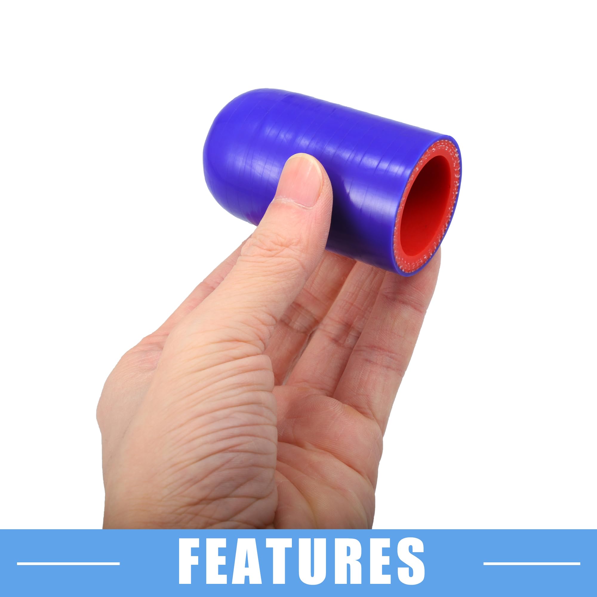 20 Mm (3/4") Azul Sello De Bloqueo Redondo De Silicona Para Manguera De Alta Temperatura Tapón Obturador De Tubo De Silicona