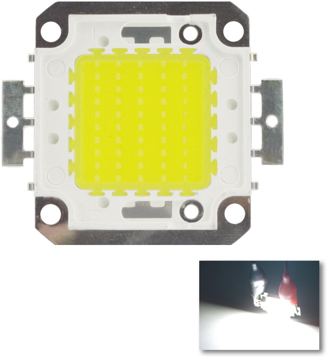 LOHASยฎ 50W LED Chip Cool White Bulb High Power Lamp Energy Saving Chip