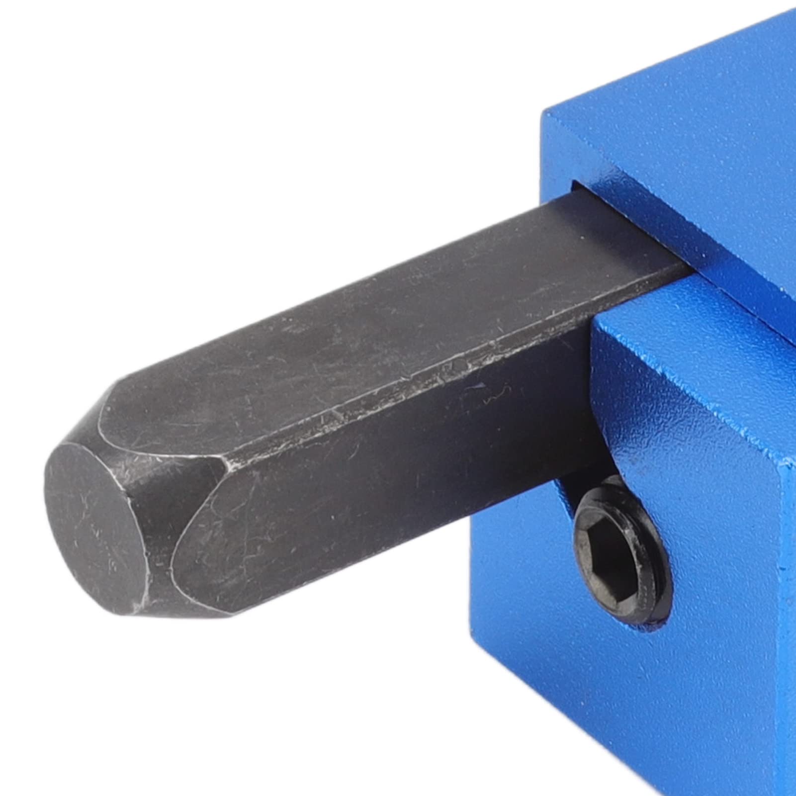 Xolsurg Woodworking Right Angle Corner Chisel Square Recessed Hinge Door Lock Tool for Wood Chiseling (Blue)