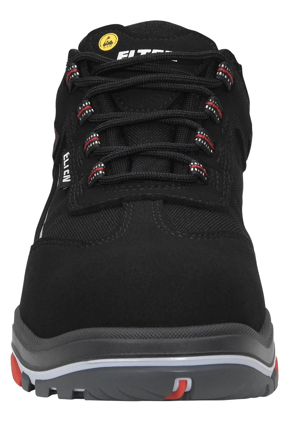 ELTEN Sicherheitsschuhe Matthew TPU Low ESD S3S Typ 1, Damen und Herren, Textil, Stahlkappe, leicht, sportlich 48, Schwarz
