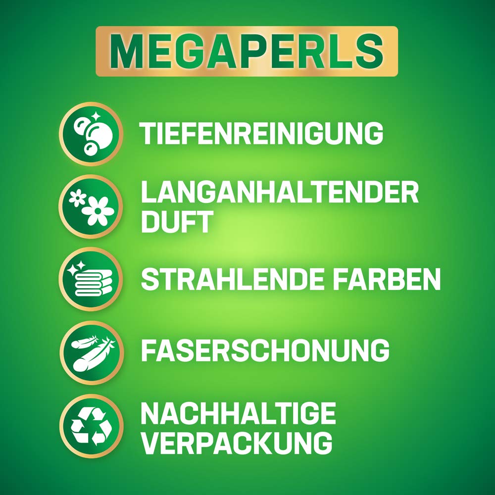Persil Universal Megaperls, Vollwaschmittel, 90 (5 x 18) Waschladungen, mit Tiefenrein-Plus Technologie und langanhaltender Frische, wirksam bei Temperaturen von 20°C - 95°C