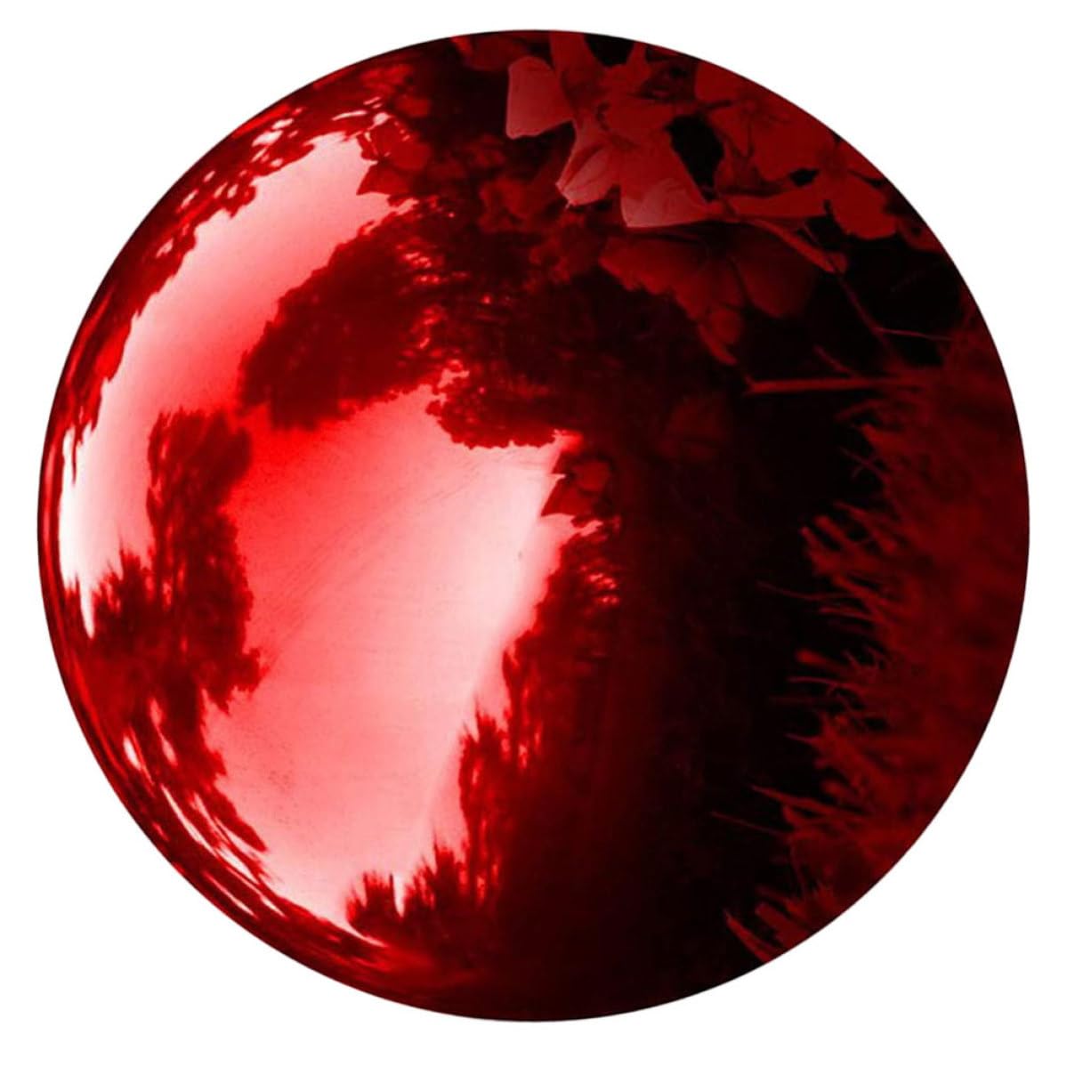 Bola de jardín brillante en acero inoxidable para renovar el estilo exterior