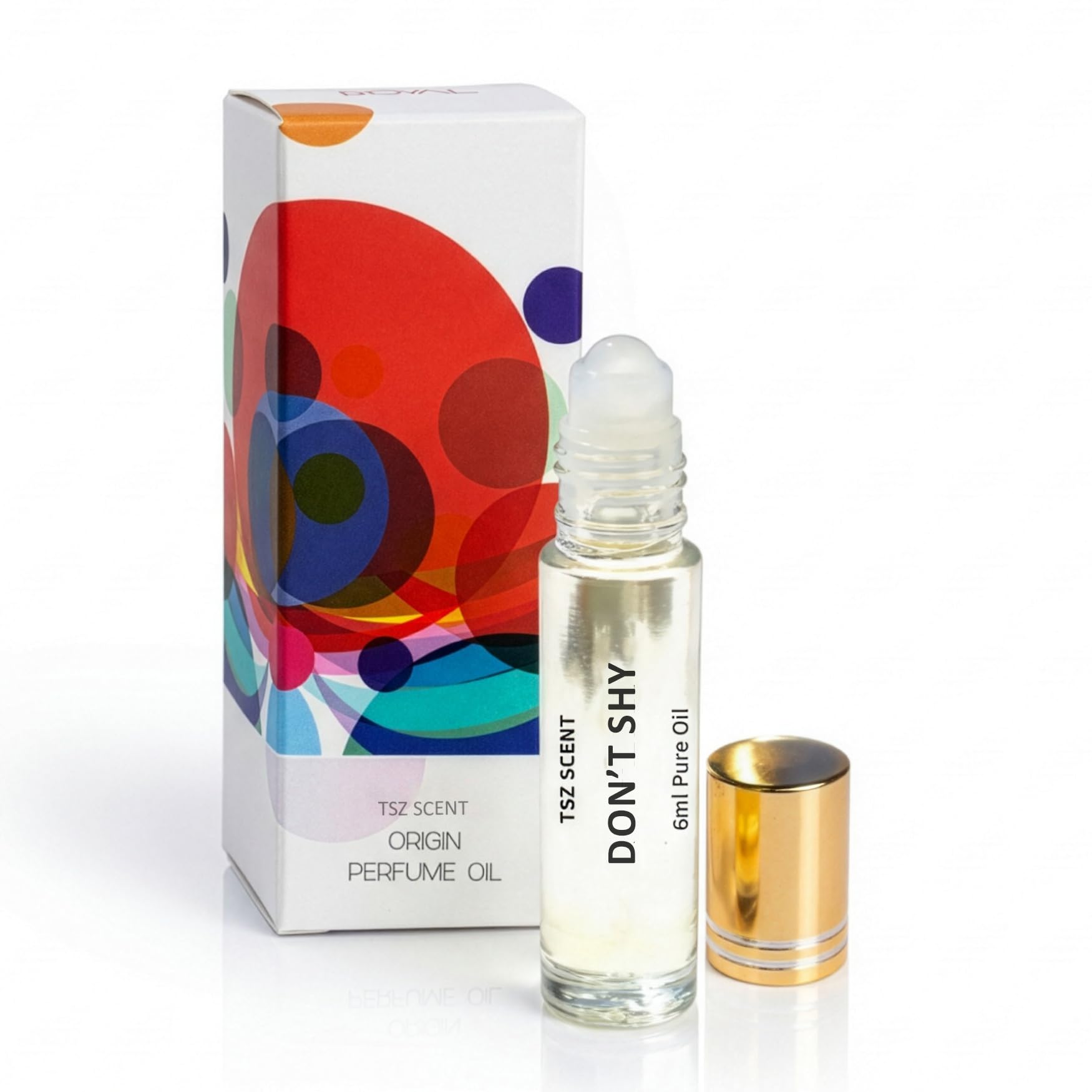 Dont Shy Perfume Oil for Women Long Lasting 6ml Roll On Concentrated Alcohol Free Sweet Vanilla by TSZ Scent