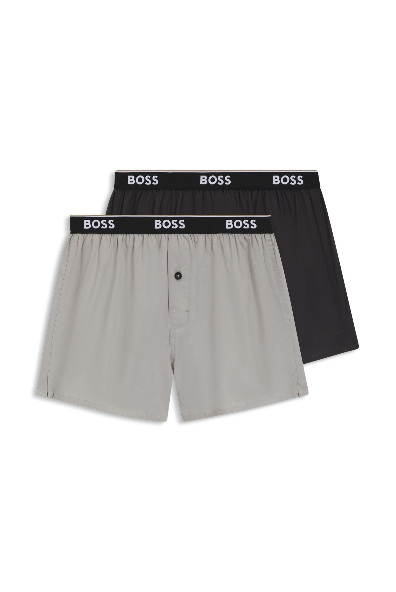 BOSS 2 Pezzi Boxer Uomo In Cotone, Pigiama Pantaloni, Taglia XXL, Colore Verde, Stile Moderno - 3