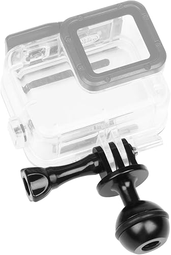 Miniatura 4 de D&F Bola de montaje CNC de 1 pulgada de diámetro con rosca de tornillo de 3/8 pulgadas para cámara deportiva APEMAN Campark para conectar con