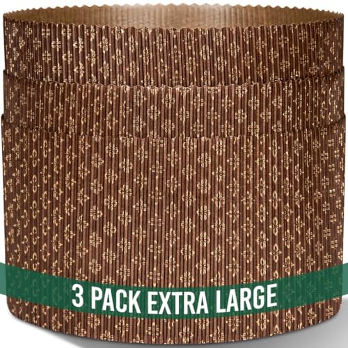 Natalie's Kitchen Panettone Paper Mold - Premium Easter Bread Bak...