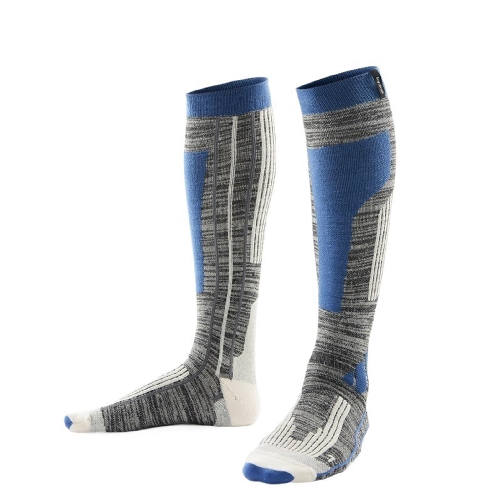 Chaussettes de Ski Professionnelles en Laine mercerisée for Hommes/Femmes, Chaussettes d'extérieur épaisses et Chaudes aux Genoux, Hautes Longues