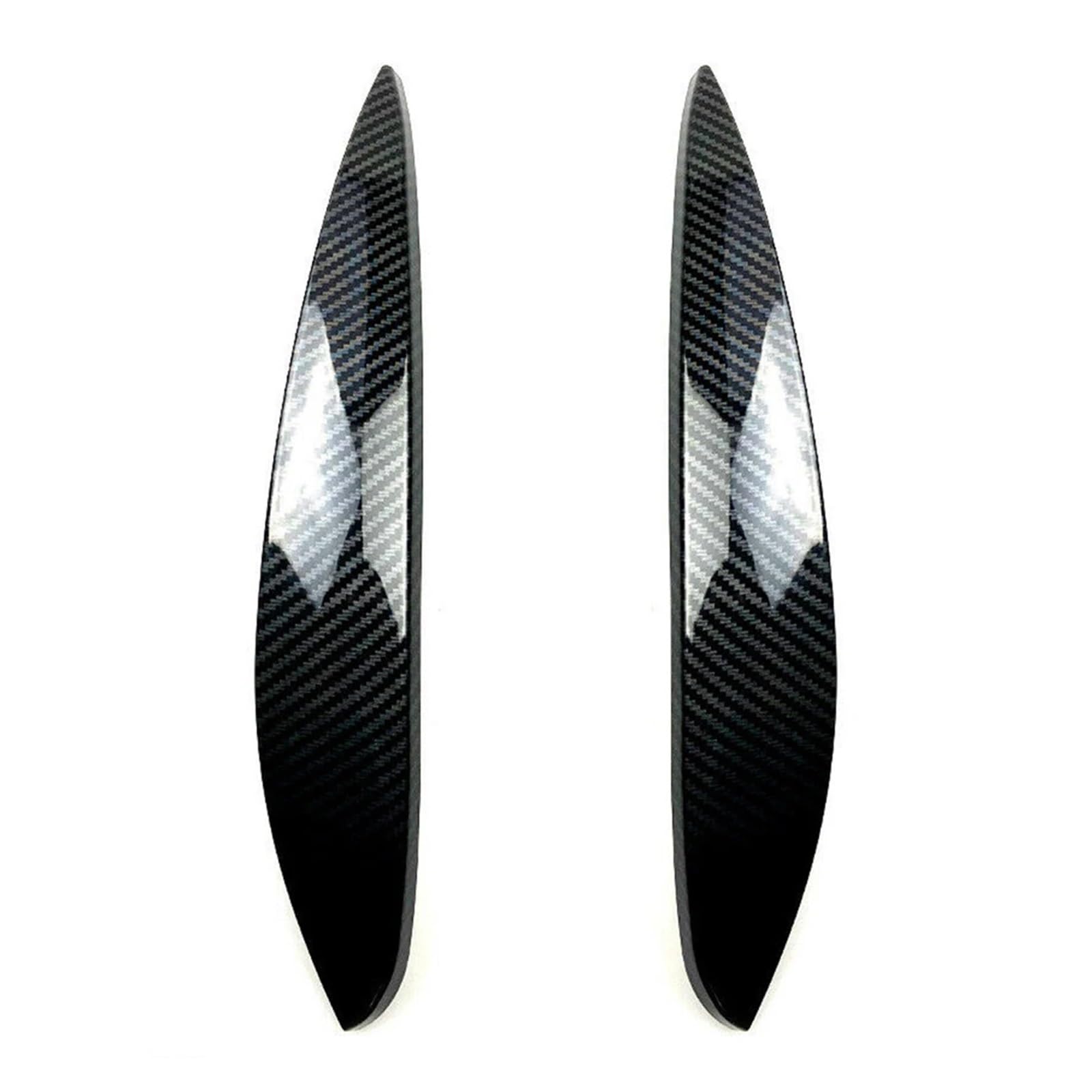 Auto-Scheinwerfer-Augenlid-Deckel-Augenbrauen-Zierabdeckung, Compatible With Mercedes benz, Smart, 2014–2018(Carbon fiber Styling)