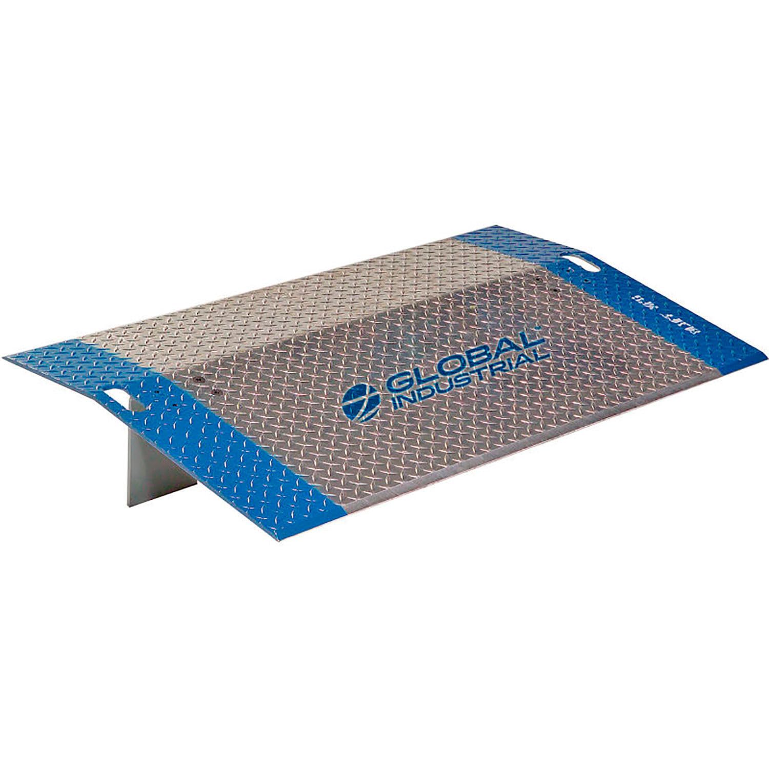 Heavy Duty Aluminum Dock Plate by Global Industrial – Aluminum, Gray, Model B6024-GLO