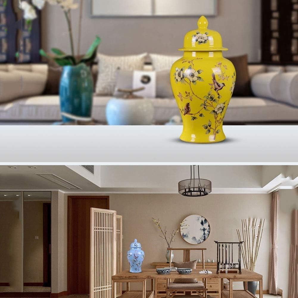 Wystrój domu Ceramiczne wazony na kwiaty do domów Antyczny tradycyjny chiński niebieski i biały wazon porcelanowy (czerwony)